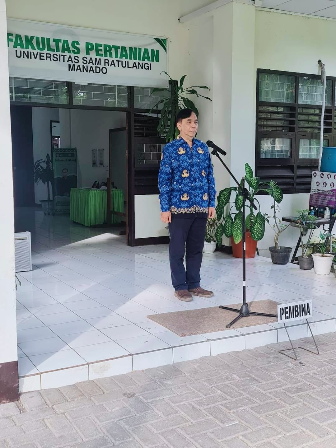 Upacara Hari Lahir Pancasila Fakultas Pertanian Universitas Sam Ratulangi Manado, 1 Juni 2024