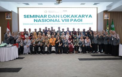 Seminar dan Lokakarya Nasional PAGI VIII (Perkumpulan Agroteknologi/ Agroekoteknologi Indonesia)