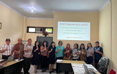 Pertemuan Bulanan Program Studi Agroteknologi