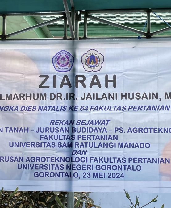 Ziarah ke Makam Dosen Agroteknologi Dr. Ir. Jailani Husain, M.Sc