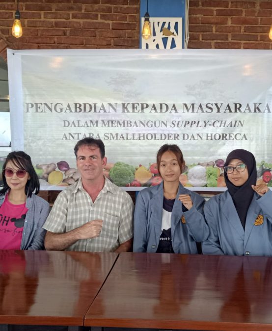 “The Agriculture for Tourism” project is an initiative collaboration held by the Australian and Indonesian governments through Australian Centre for International Agricultural Research (ACIAR)