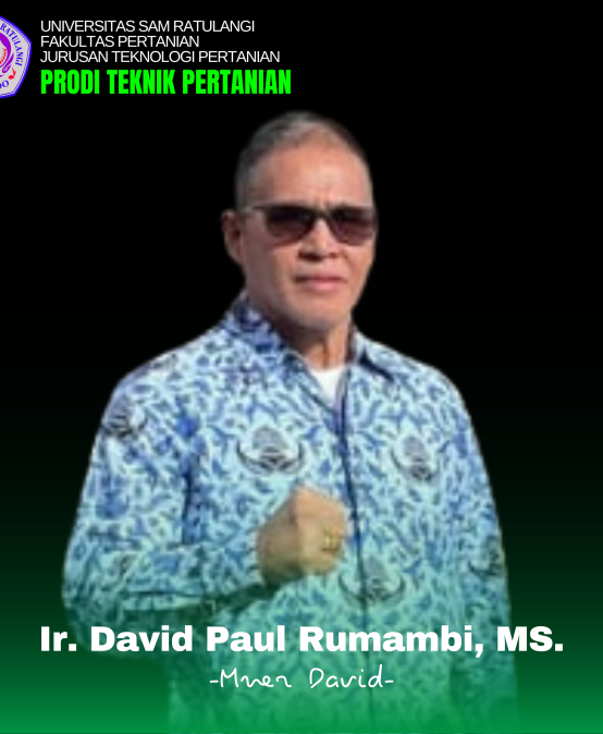 Ir. David Paul Rumambi, MS.