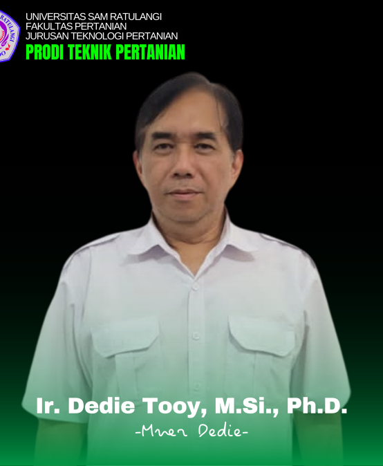 Ir. Dedie Tooy, M.Si., Ph.D.