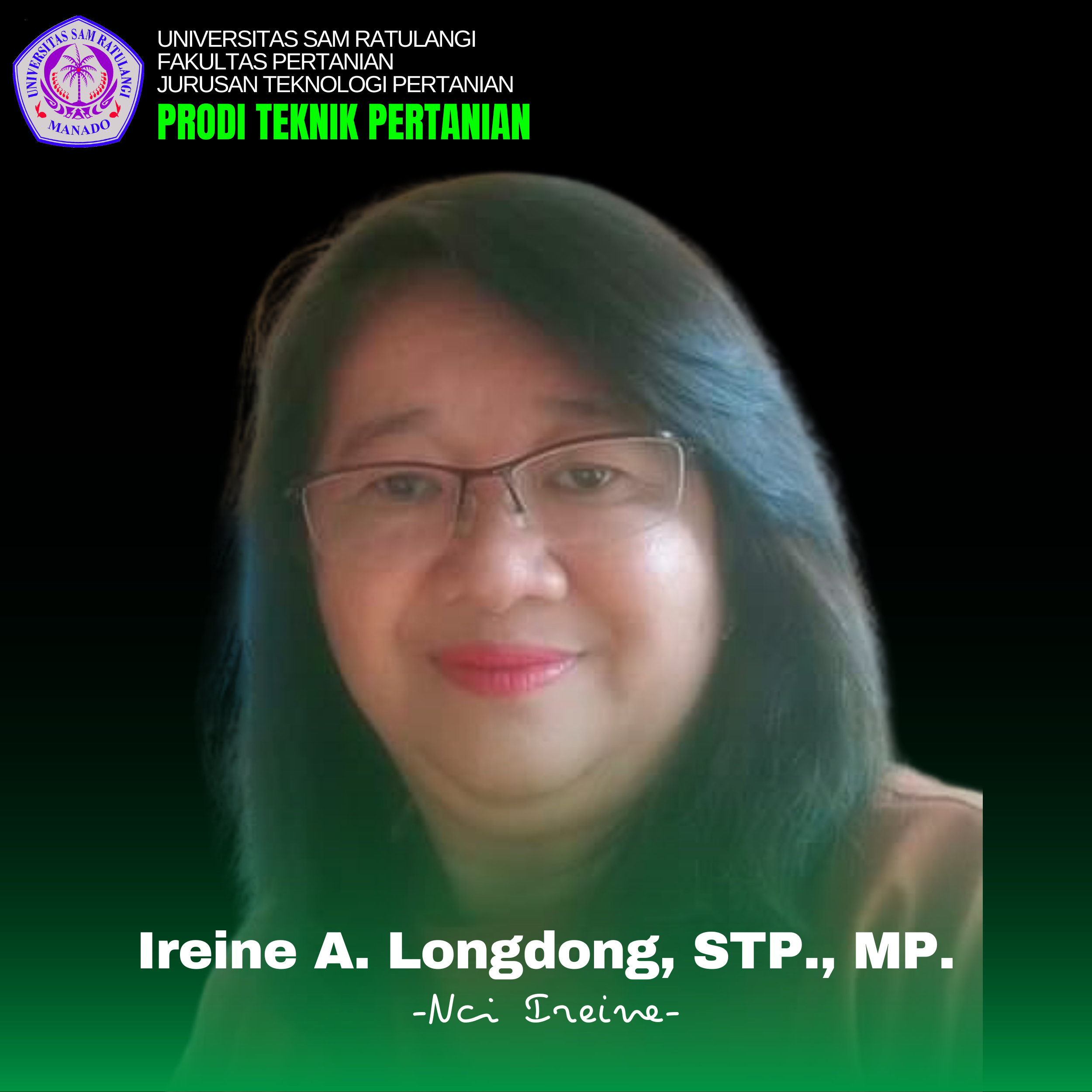 Ireine A. Longdong, S.TP., MP.