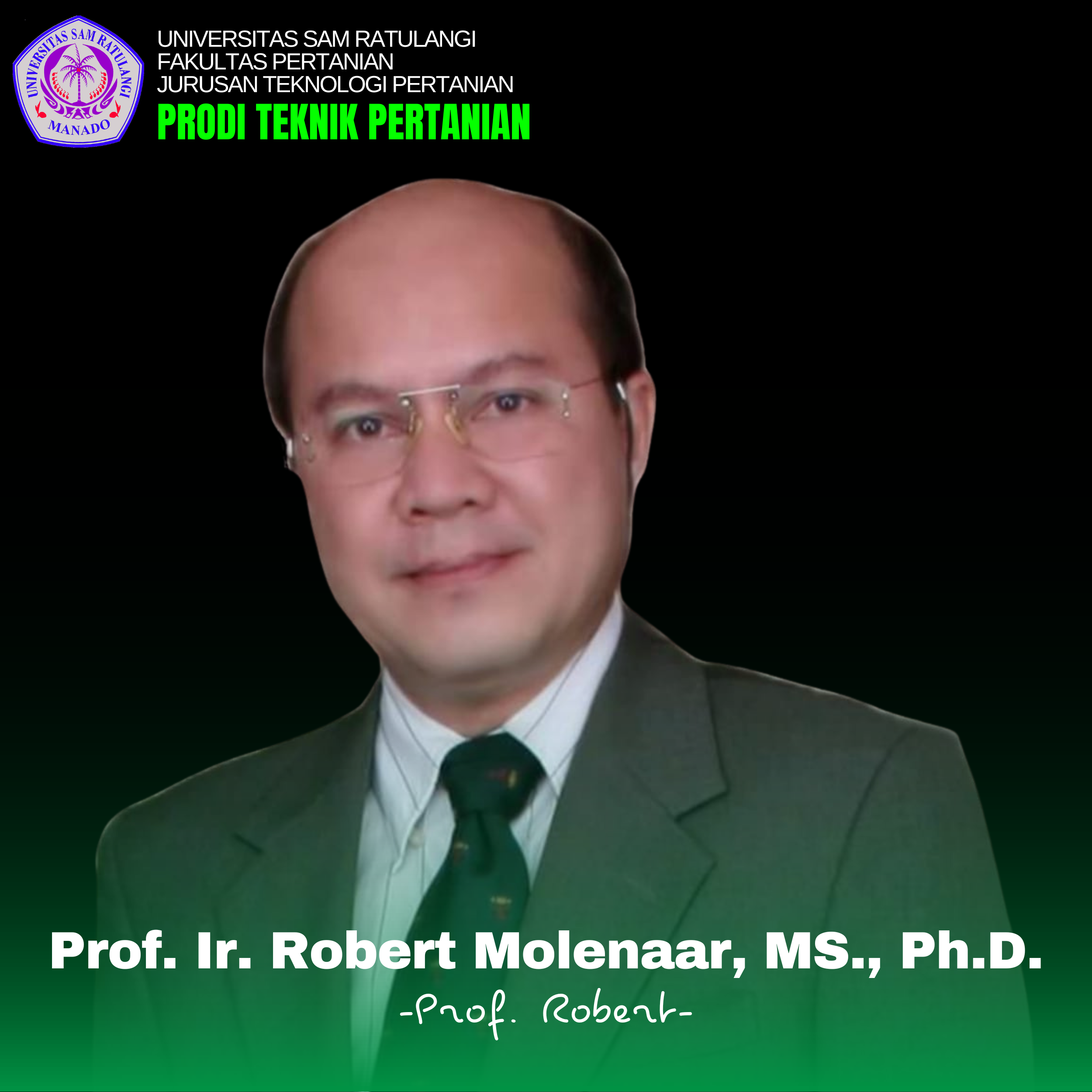 Prof. Ir. Robert Molenaar, MS., Ph.D.