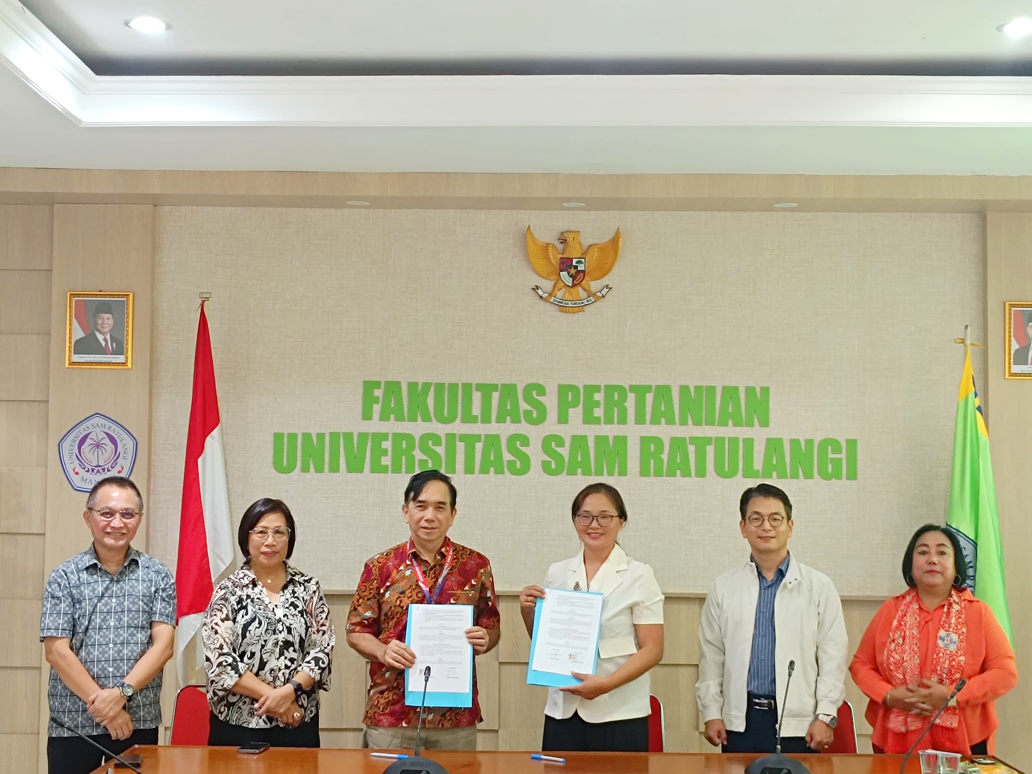 Perjanjian Kerja Sama Yayasan Teterang dan Fakultas Pertanian Unsrat